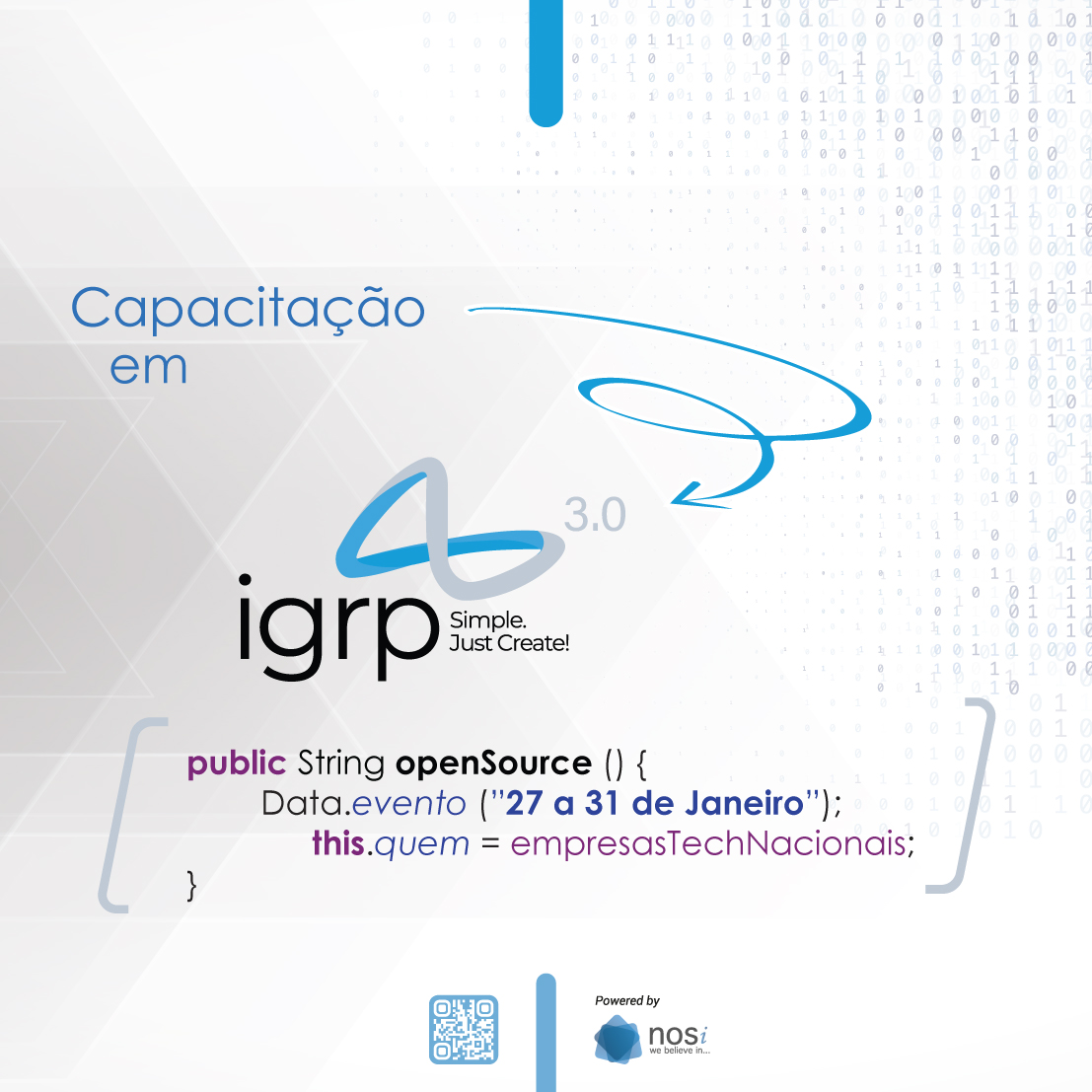 Capacitação IGRP 3.0 para empresas tecnologicas públicas e privadas nacionais